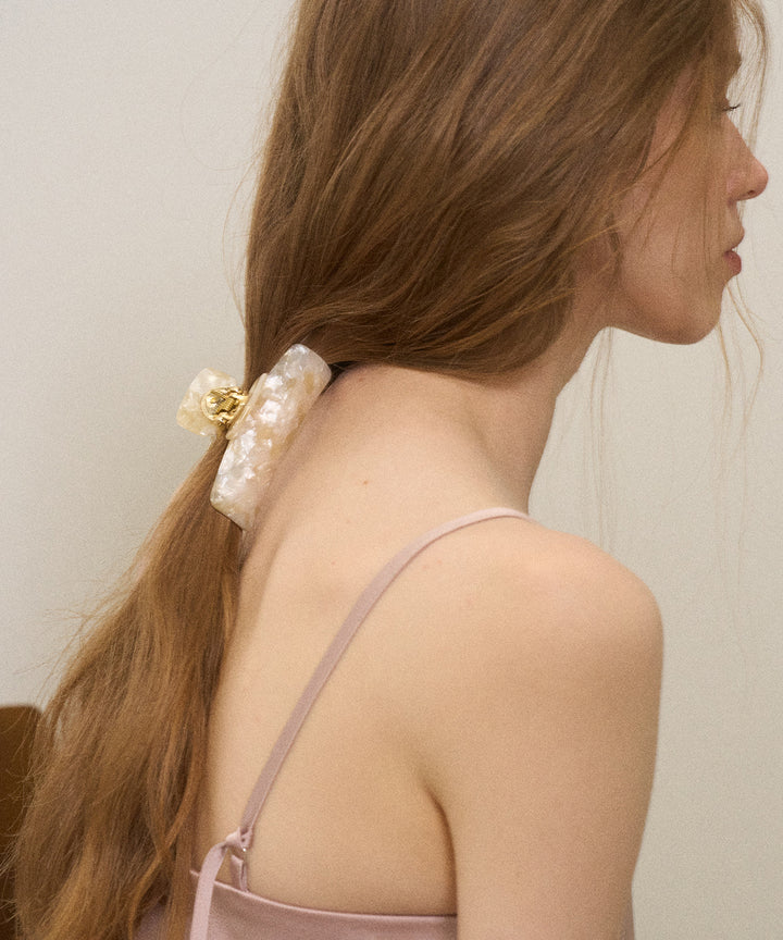 Marble Stone Hair Clip