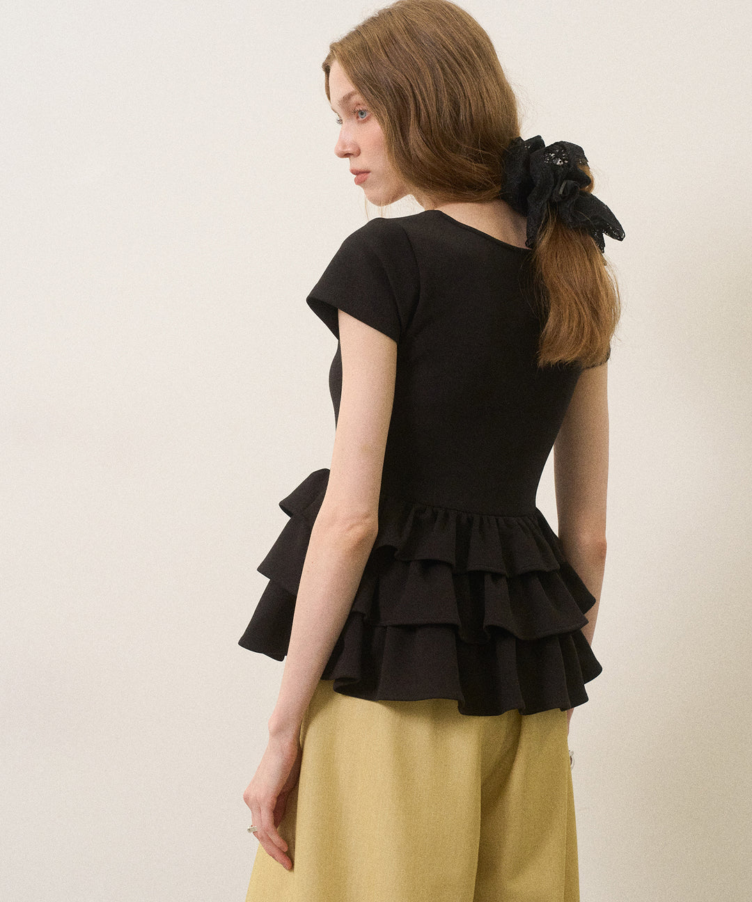 Square Cut Peplum Tops