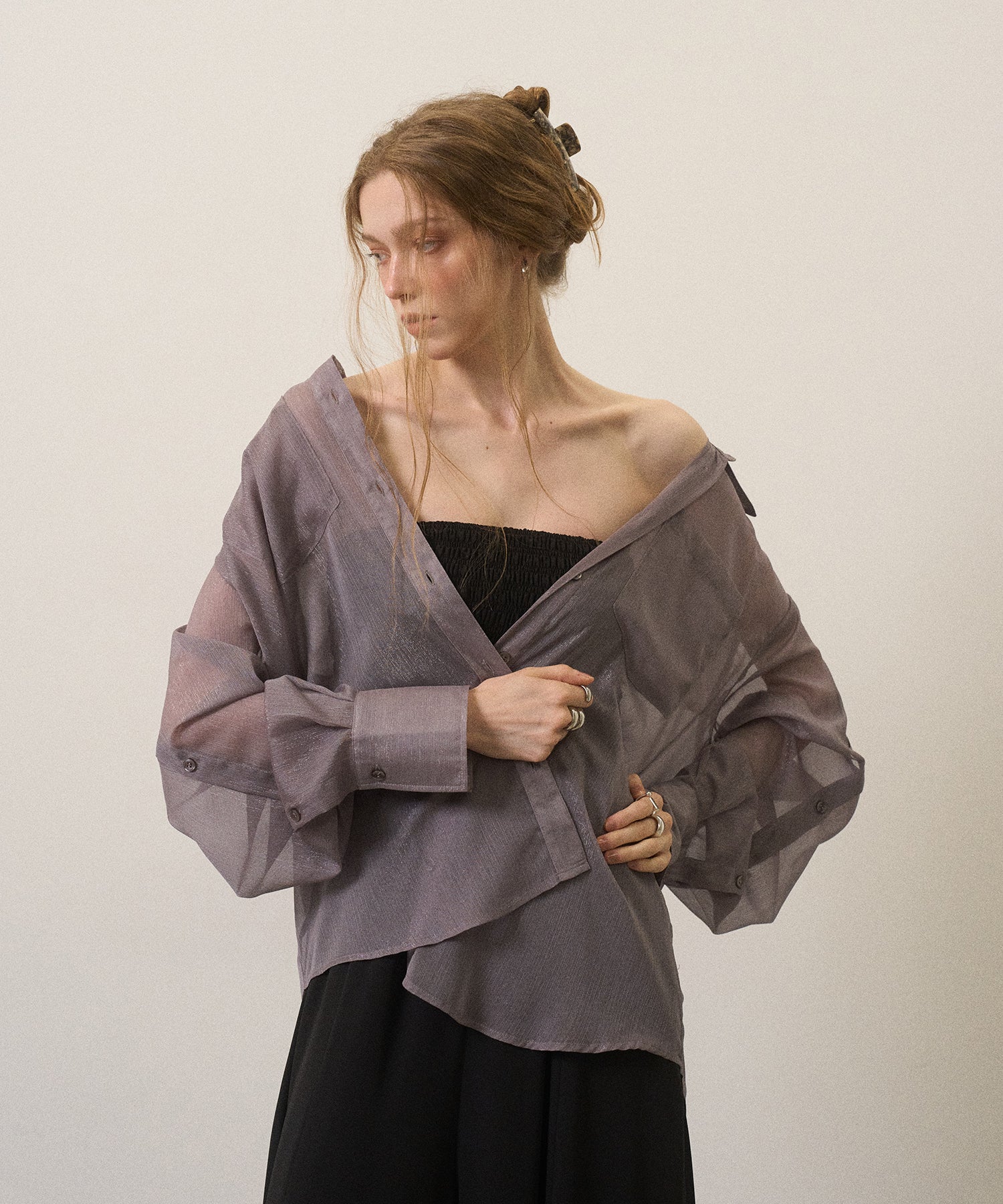 HAGOROMO Veil Shirt – MIELI INVARIANT