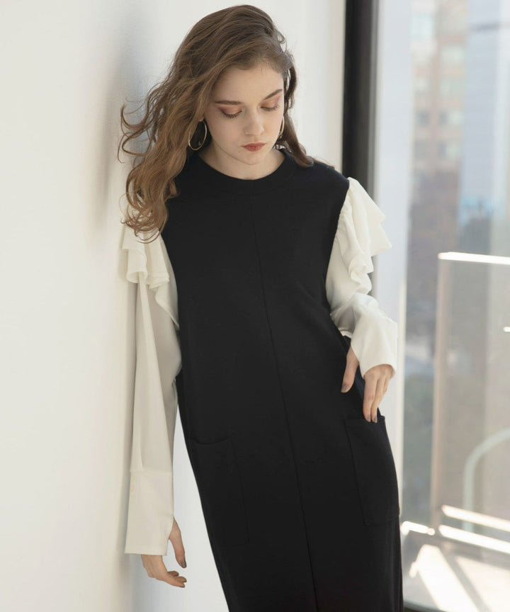 Double Frill Sweat Dress