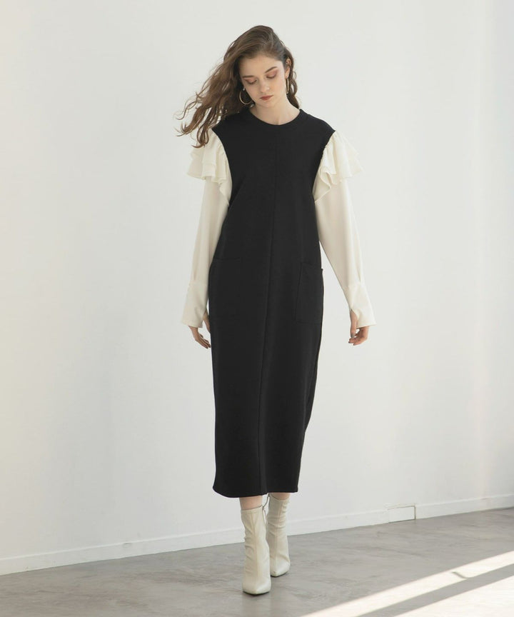 Double Frill Sweat Dress