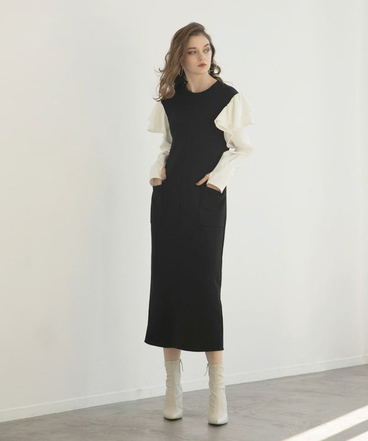 Double Frill Sweat Dress