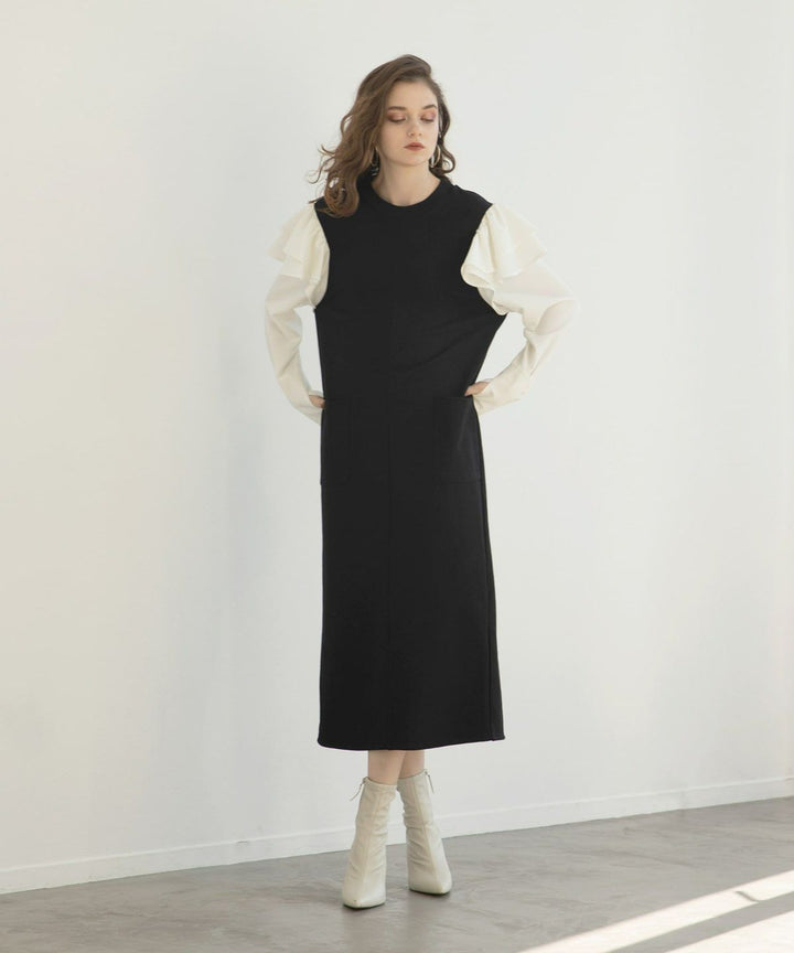 Double Frill Sweat Dress