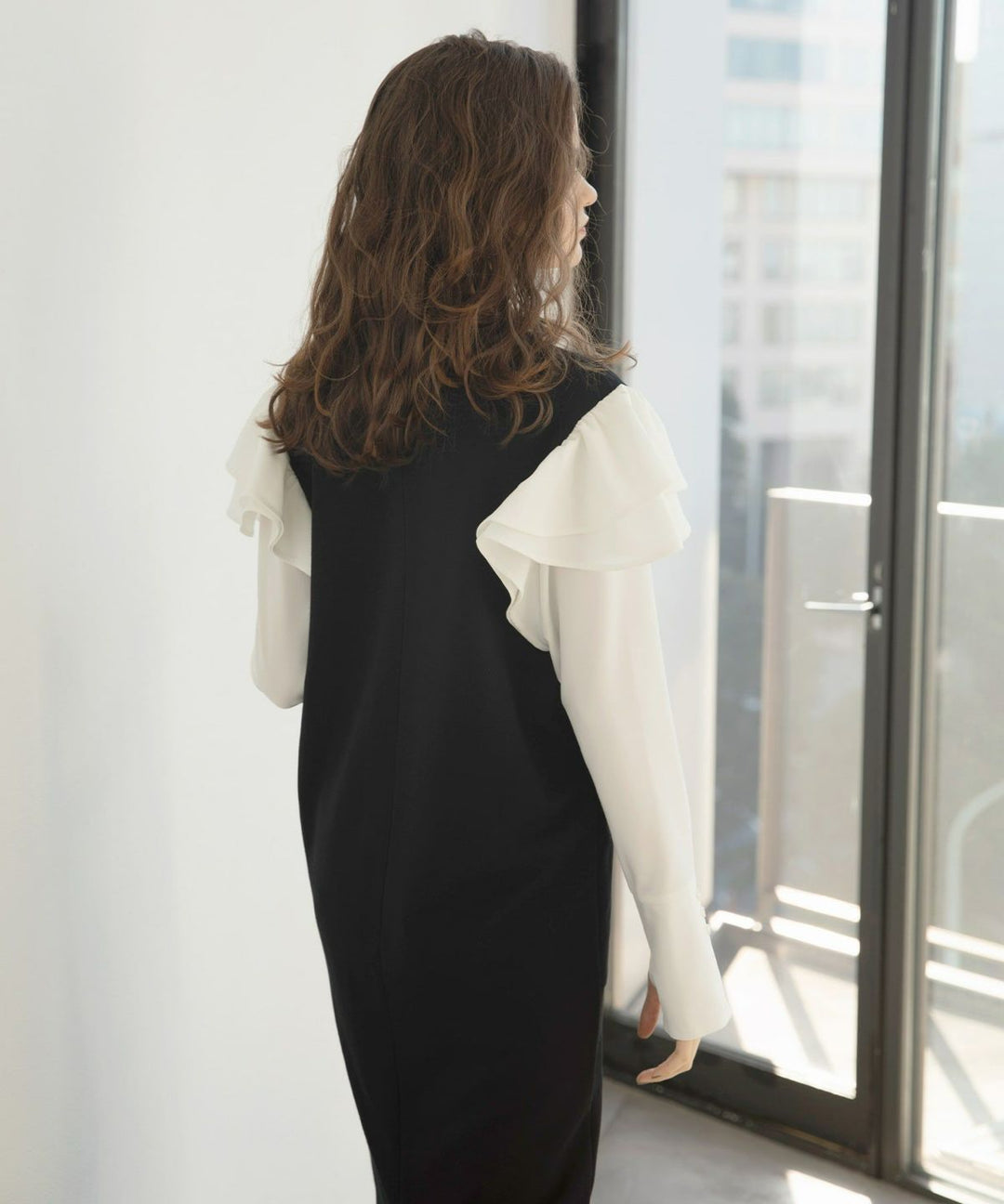 Double Frill Sweat Dress