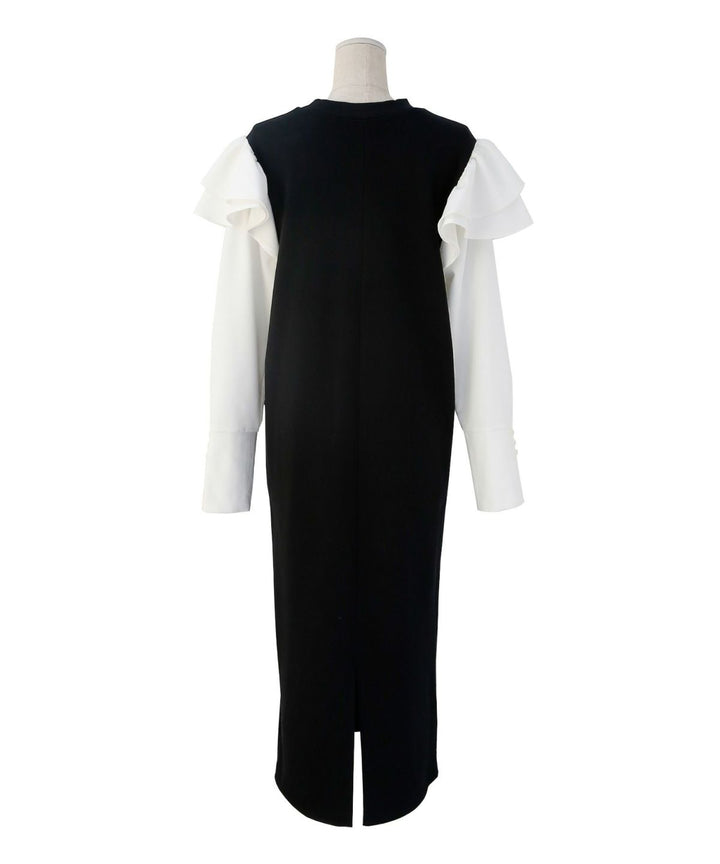 Double Frill Sweat Dress