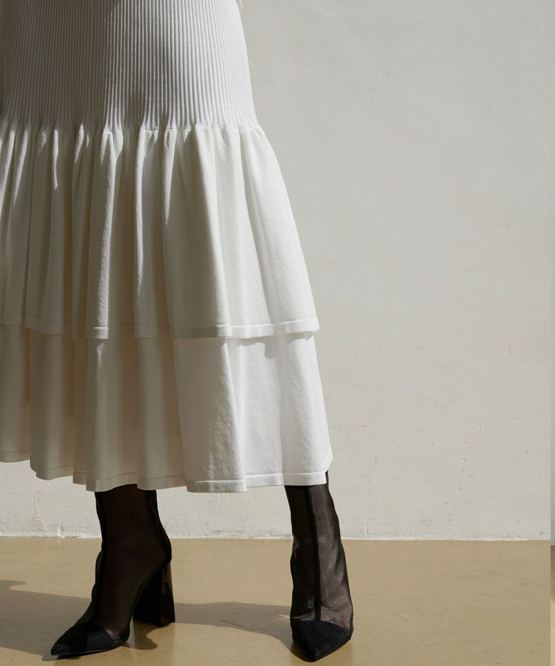 Mermaid Flare Knit Skirt