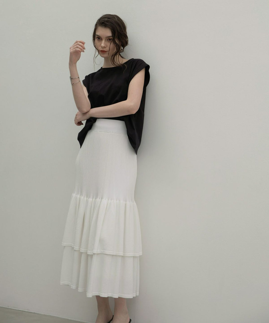 Mermaid Flare Knit Skirt