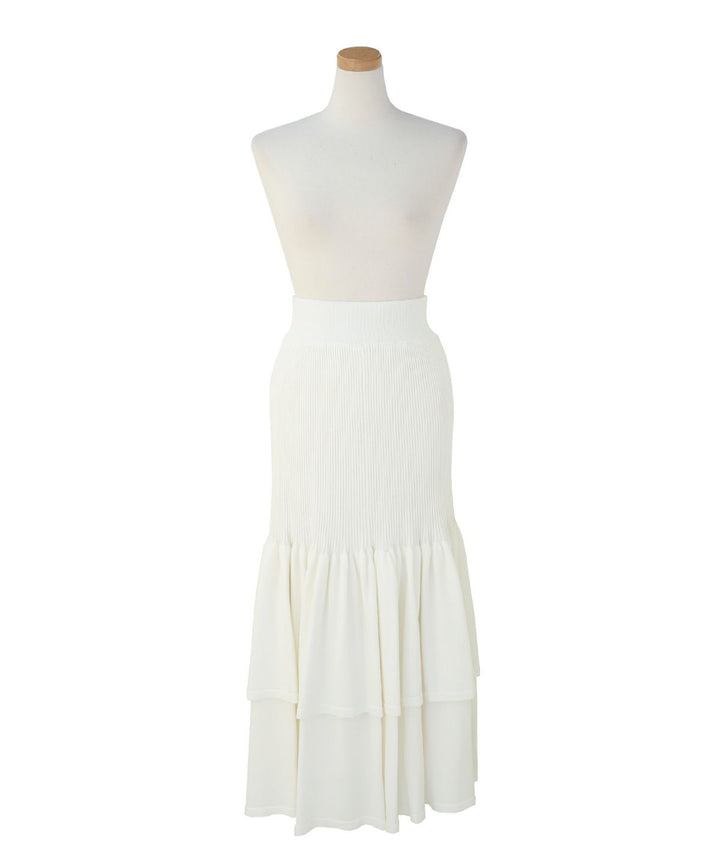 Mermaid Flare Knit Skirt