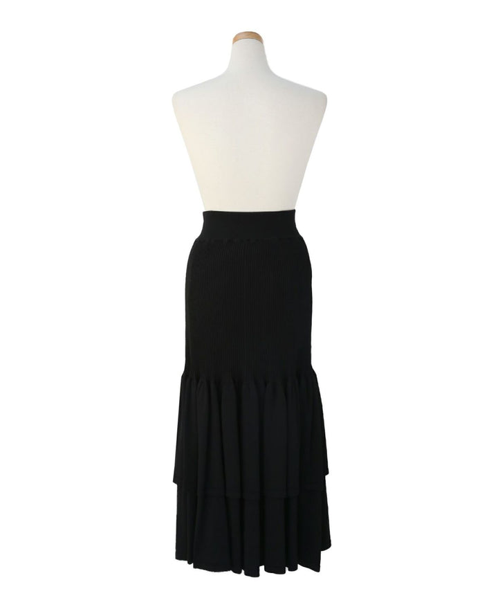 Mermaid Flare Knit Skirt