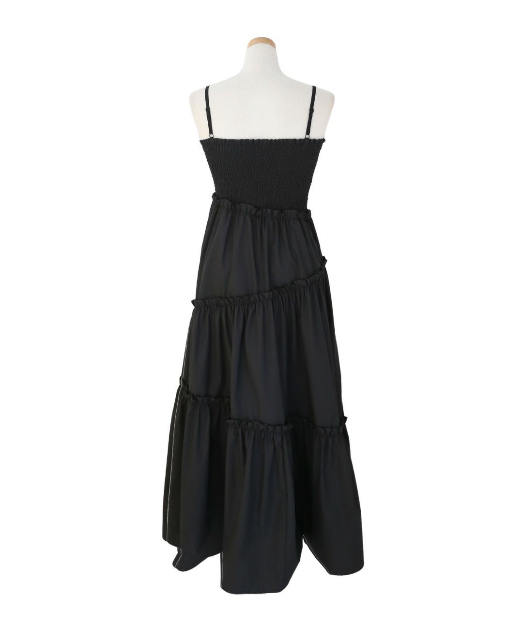 Shirring Tiered C/A Dress