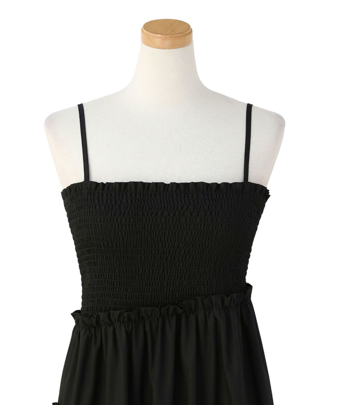 Shirring Tiered C/A Dress