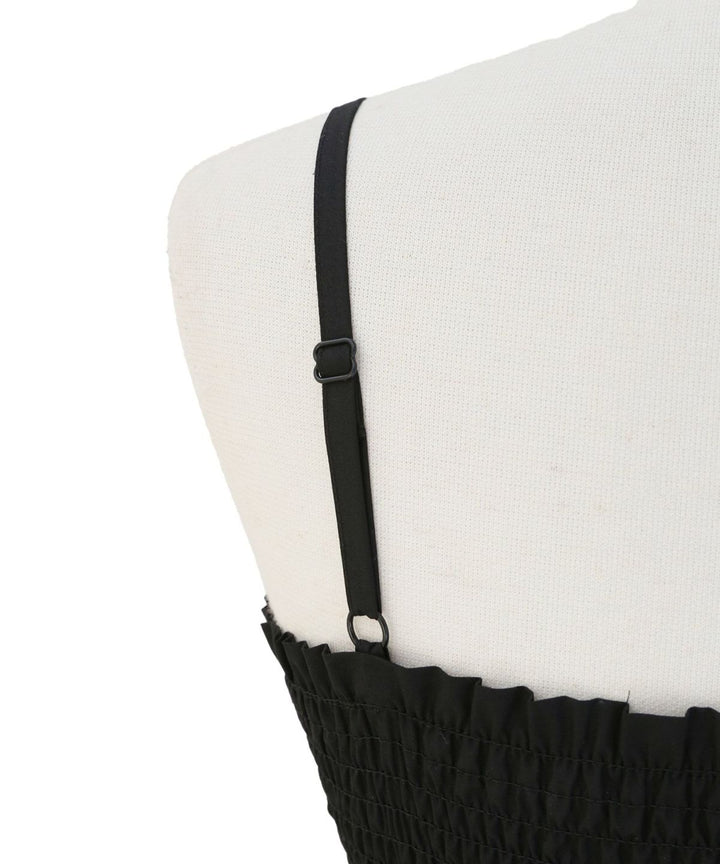 Shirring Tiered C/A Dress