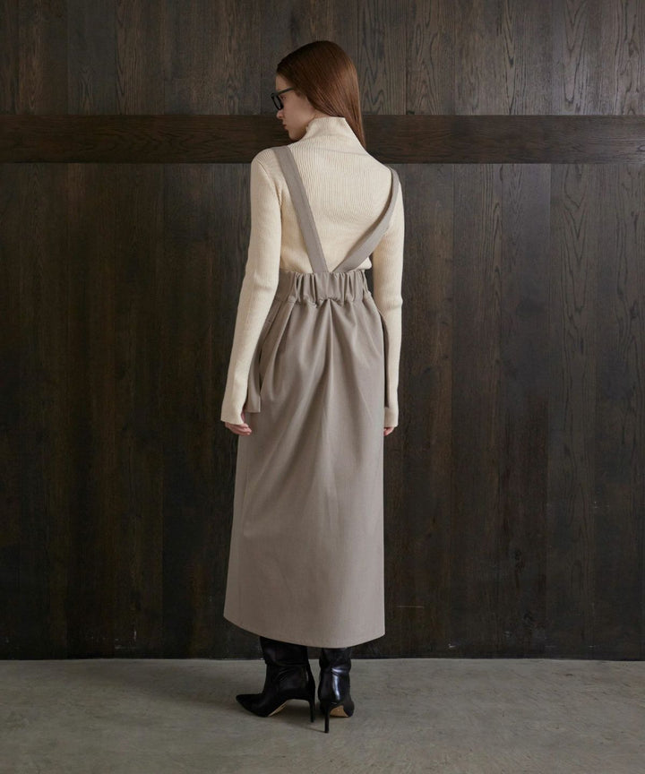 Suspender Zip Pencil Skirt
