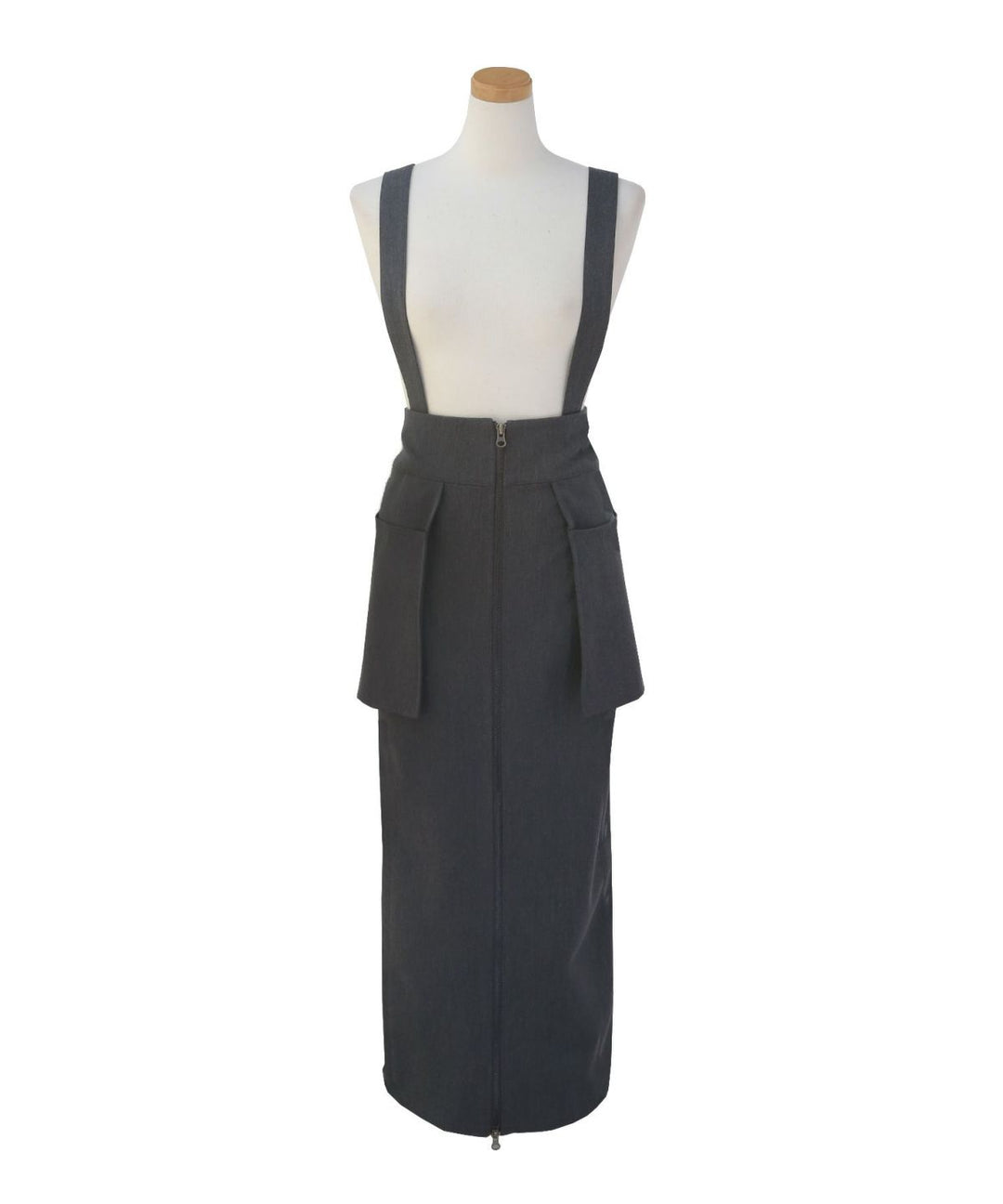 Suspender Zip Pencil Skirt