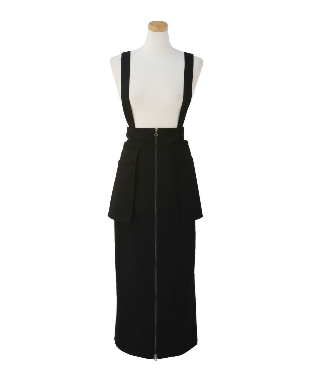 Suspender Zip Pencil Skirt
