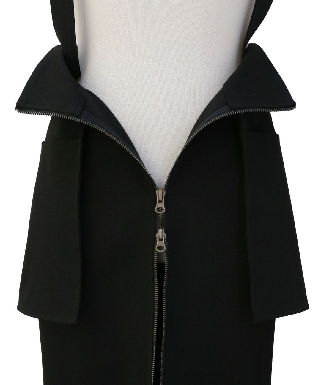 Suspender Zip Pencil Skirt