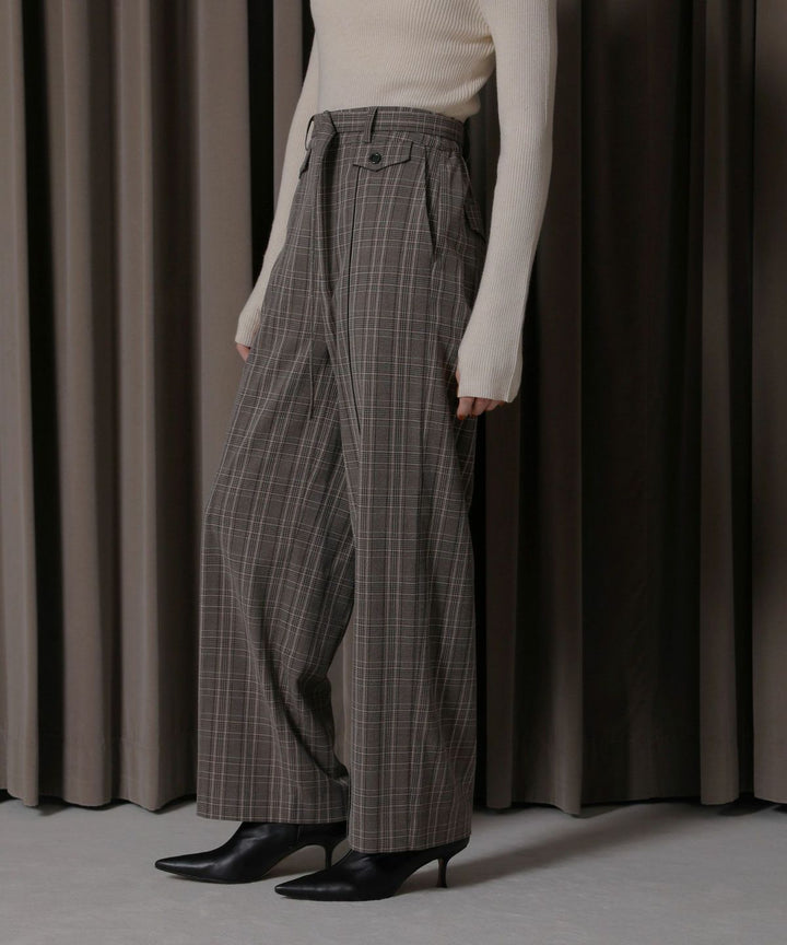 Check Belt Slacks