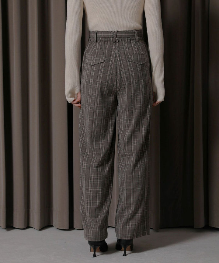 Check Belt Slacks