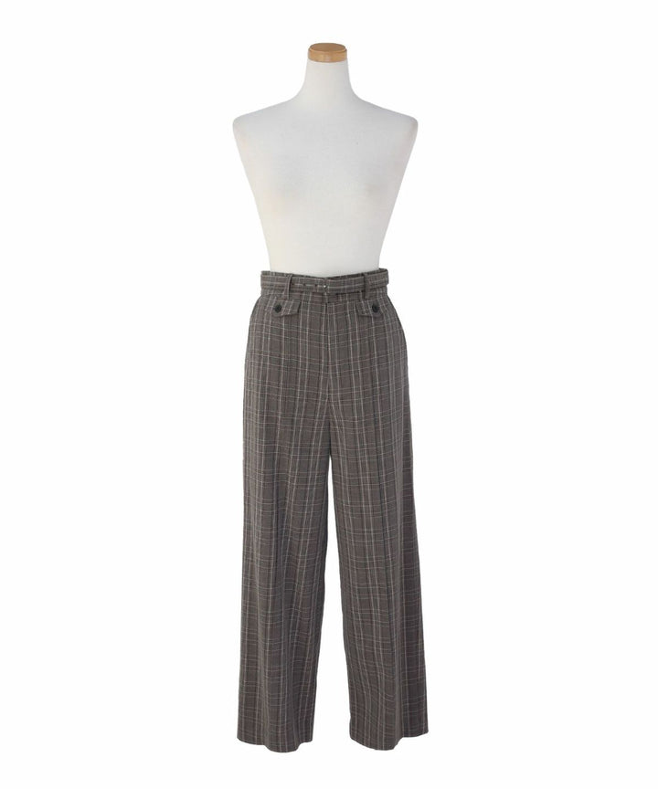 Check Belt Slacks