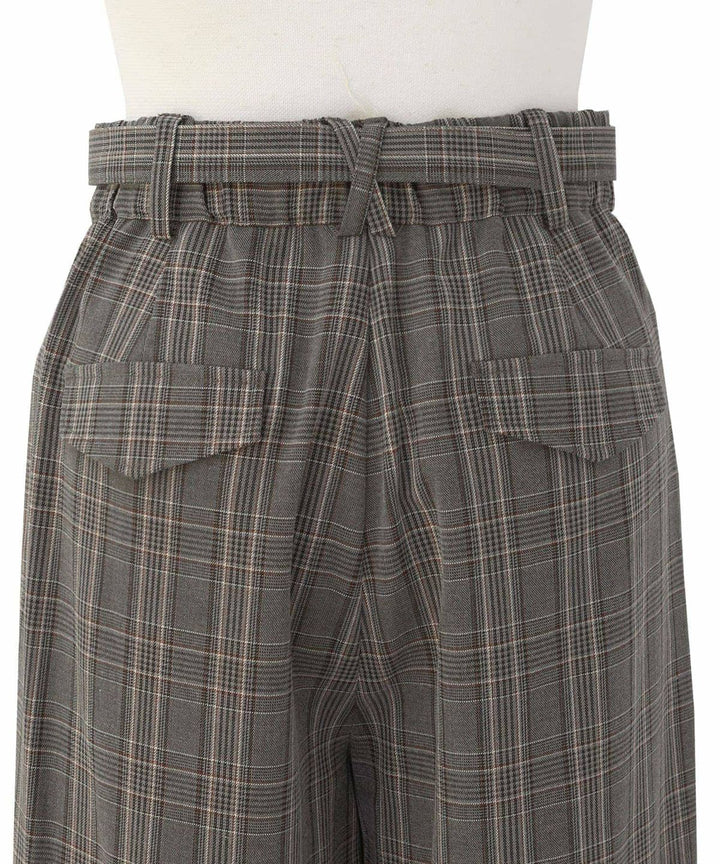 Check Belt Slacks