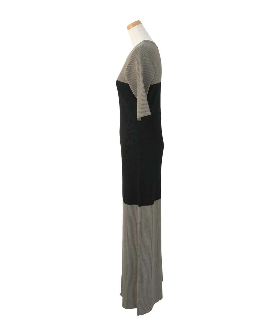 Bicolor Bustier Knit Dress