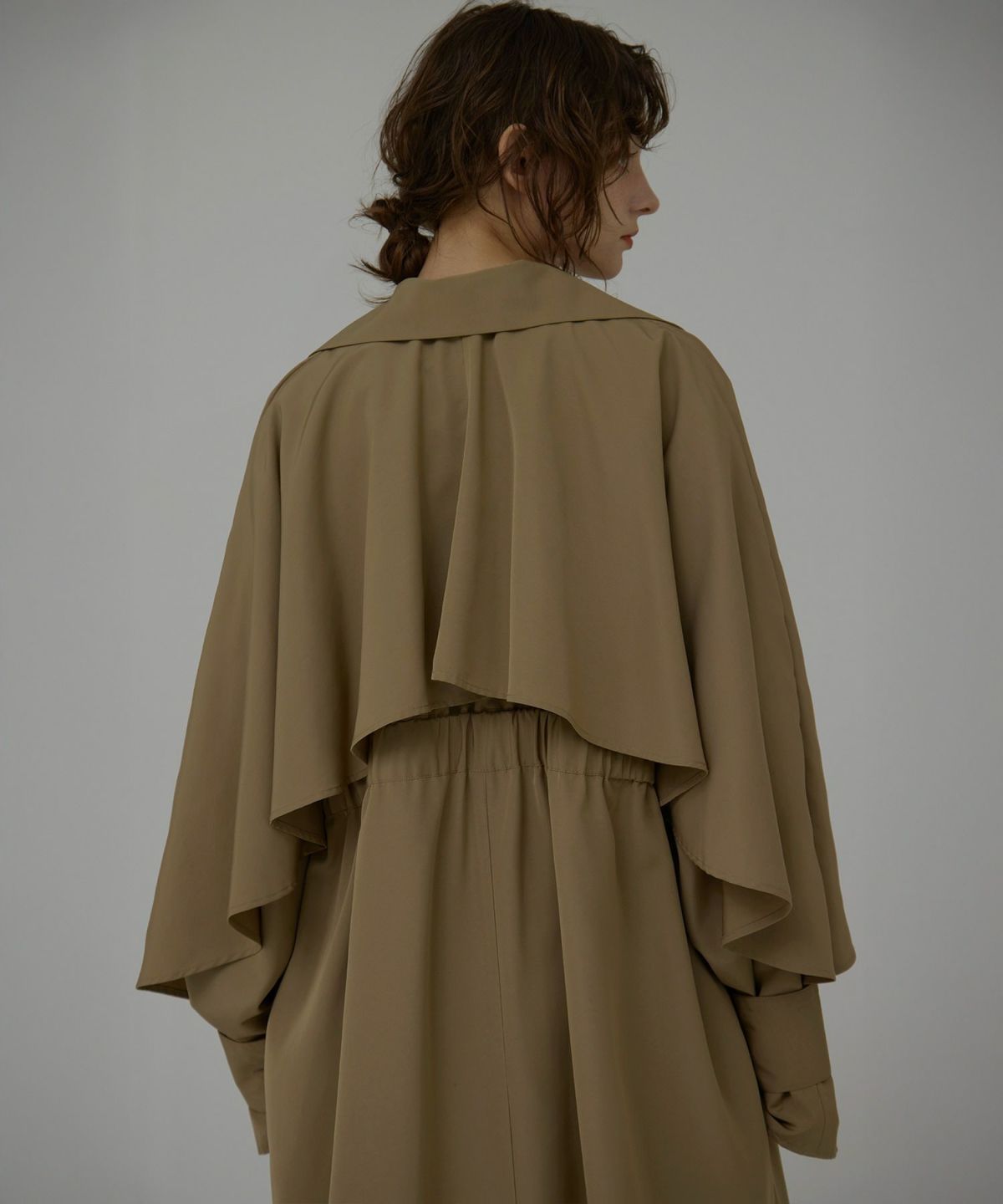 Babbling Flare Trench Coat – mieli-invariant.com