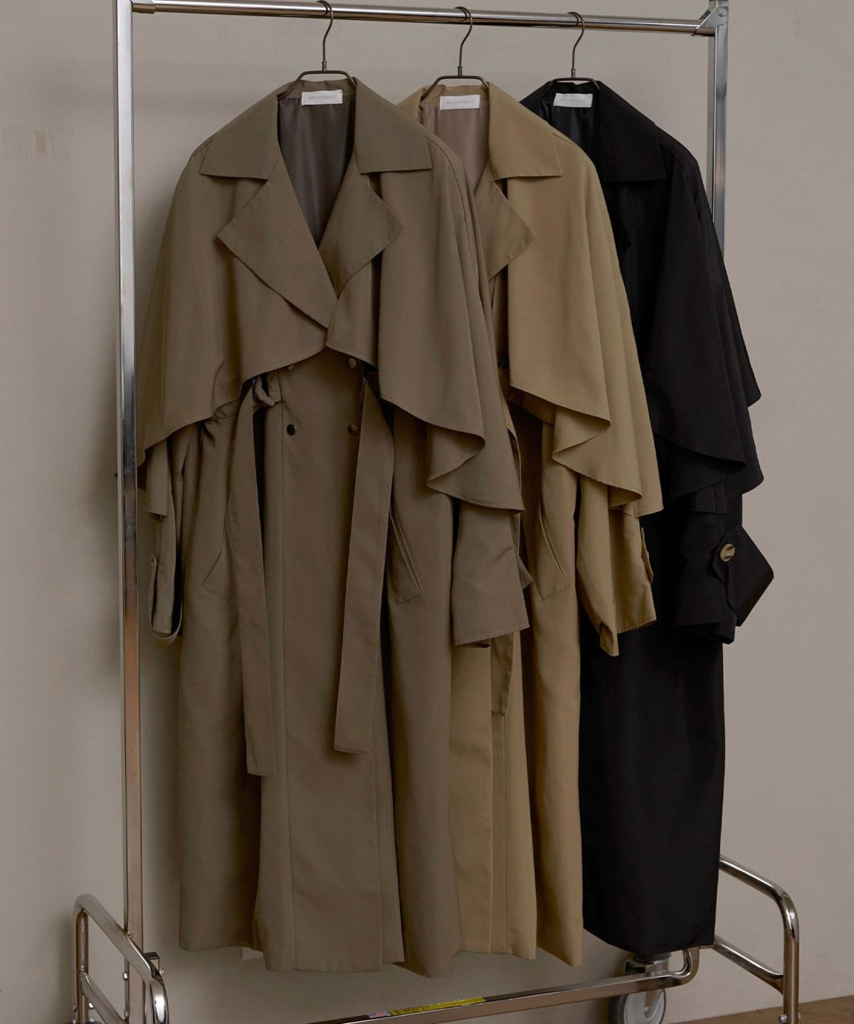 louren♡ volume flare trench coat Designer Flare Trench Coats for Women - Up to 73% off | Lyst