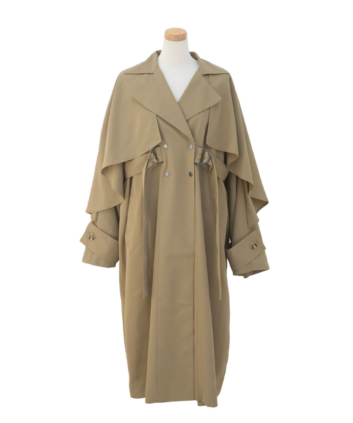 Babbling Flare Trench Coat – MIELI INVARIANT