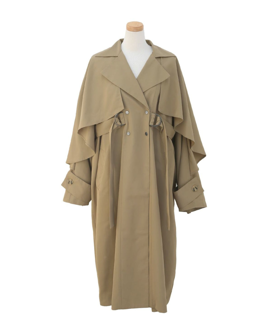 Babbling Flare Trench Coat