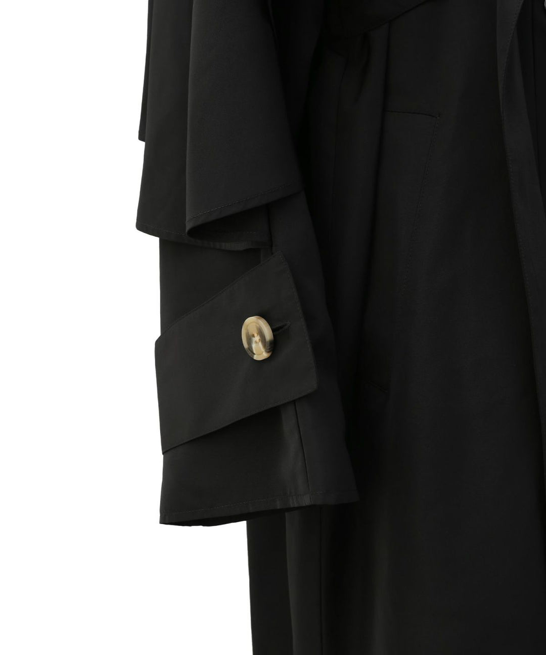 Babbling Flare Trench Coat
