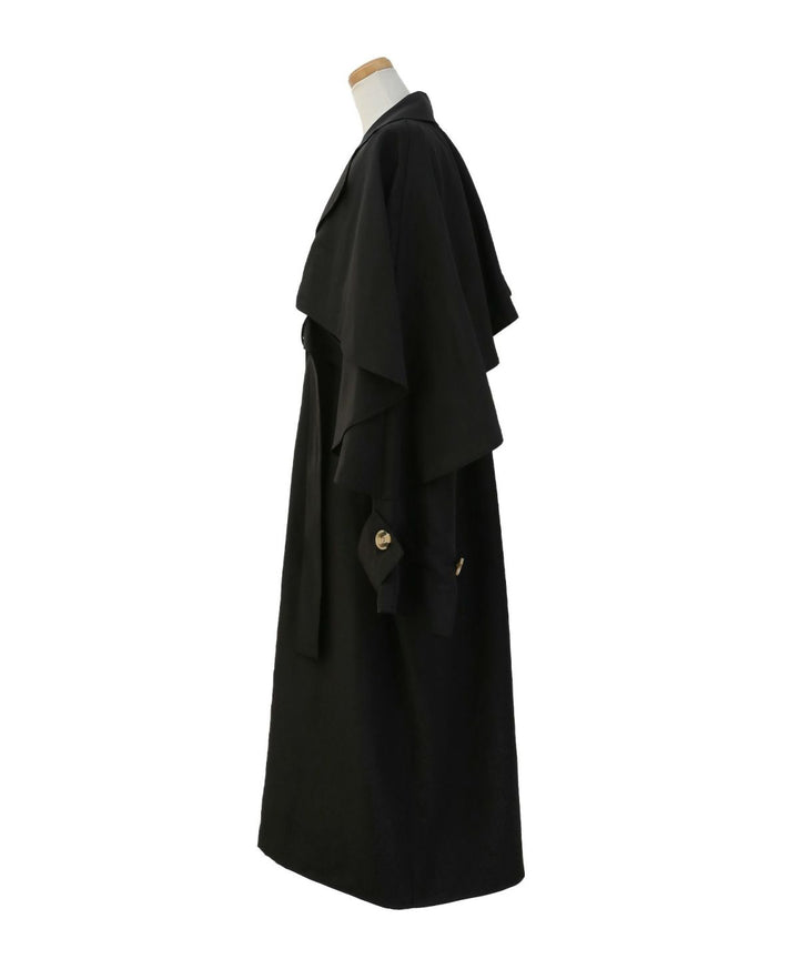 Babbling Flare Trench Coat