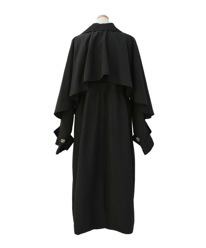 Babbling Flare Trench Coat