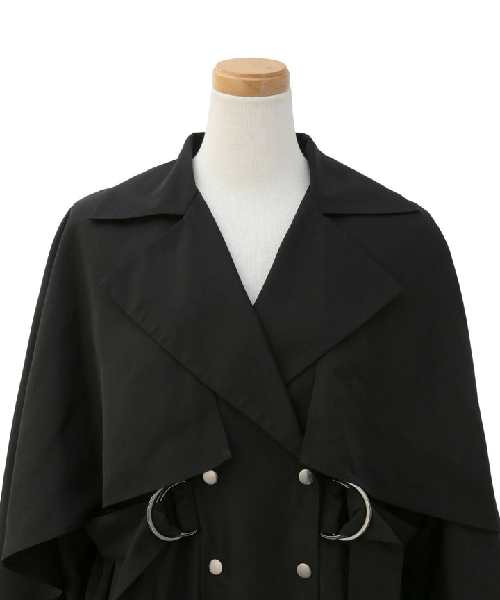 Babbling Flare Trench Coat