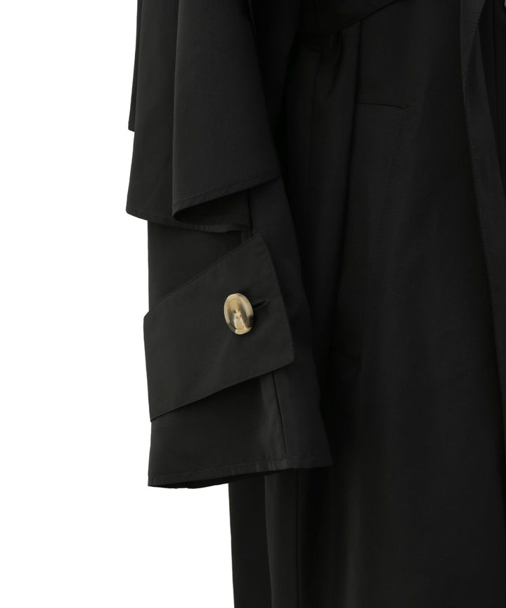 Babbling Flare Trench Coat