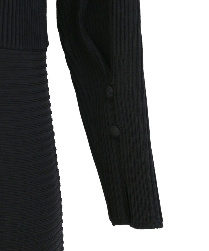 Plump Contrast Knit Dress
