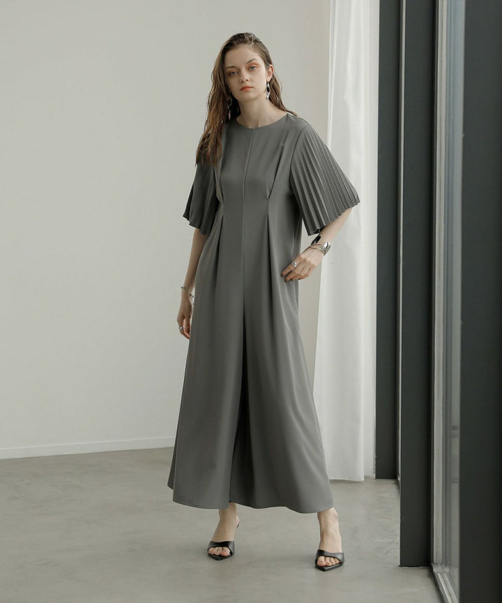 Pleat Sleeve Tuck Combinaison