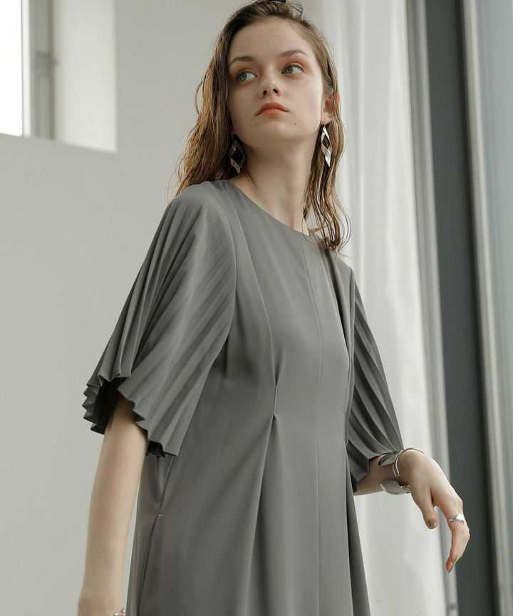 Pleat Sleeve Tuck Combinaison