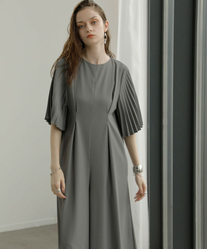 Pleat Sleeve Tuck Combinaison