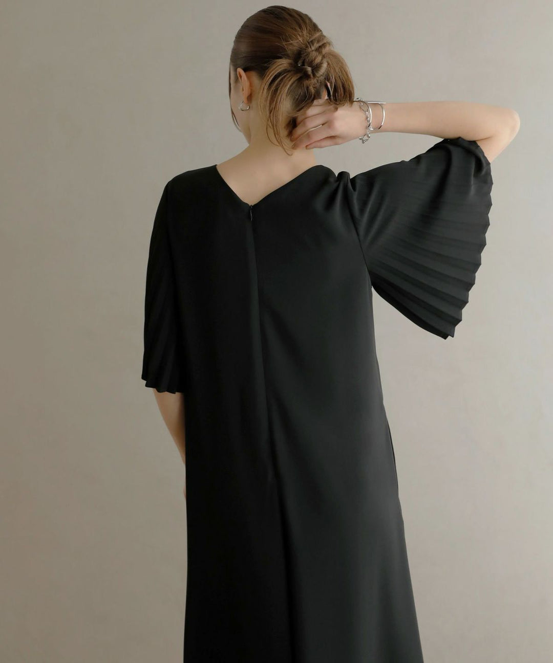 Pleat Sleeve Tuck Combinaison