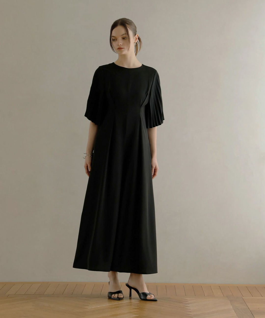 Pleat Sleeve Tuck Combinaison
