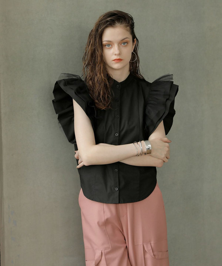 Petal Sleeve Blouse