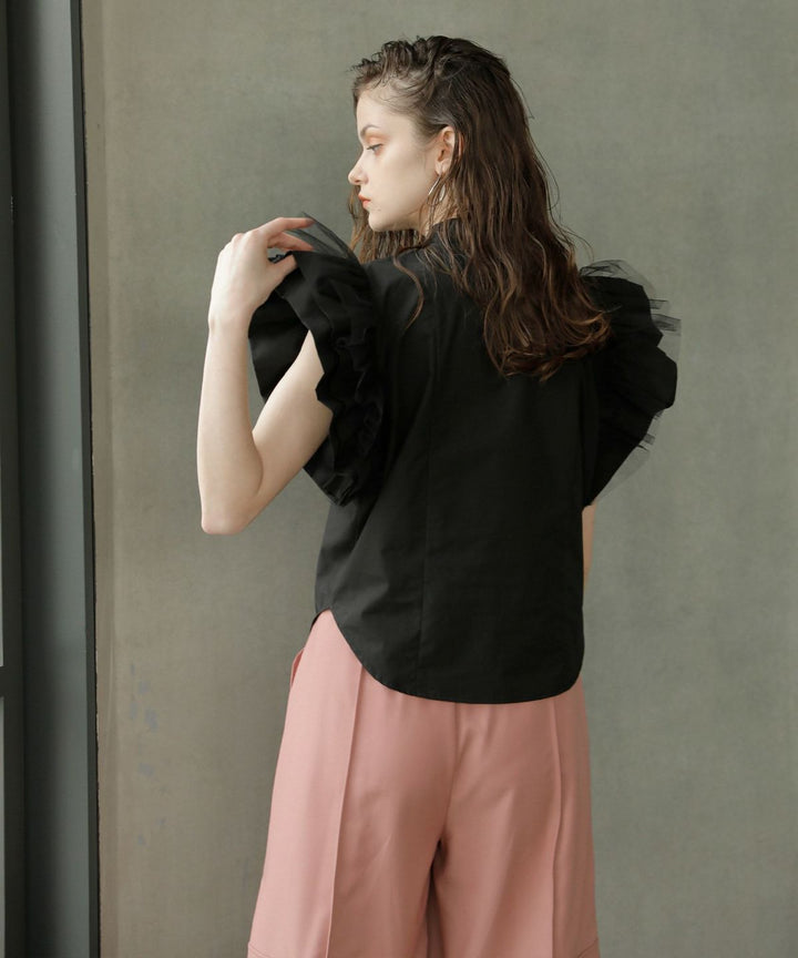 Petal Sleeve Blouse