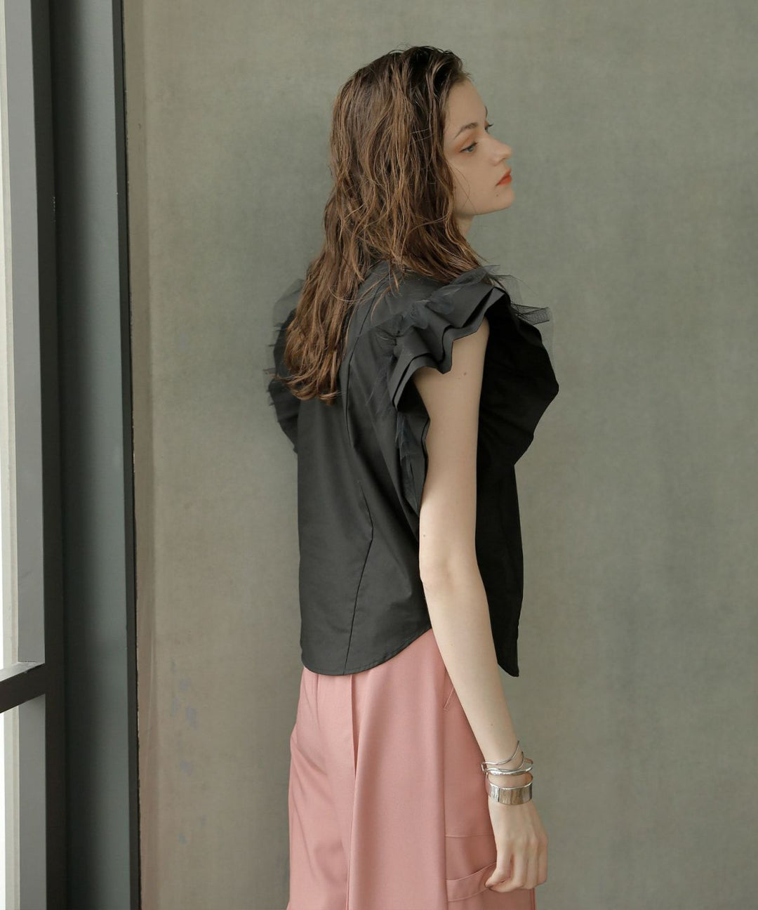Petal Sleeve Blouse