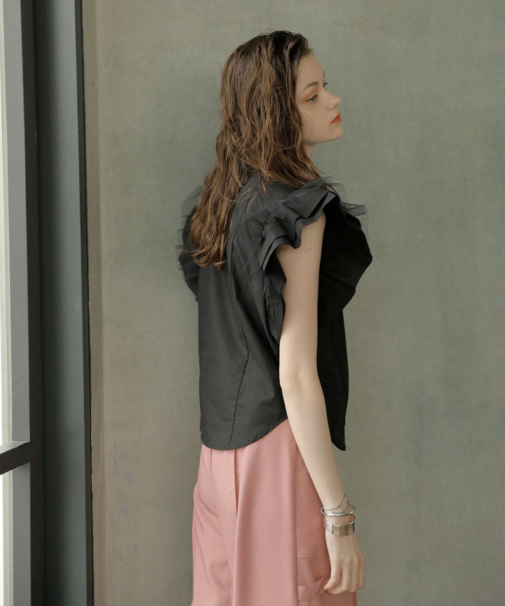 Petal Sleeve Blouse