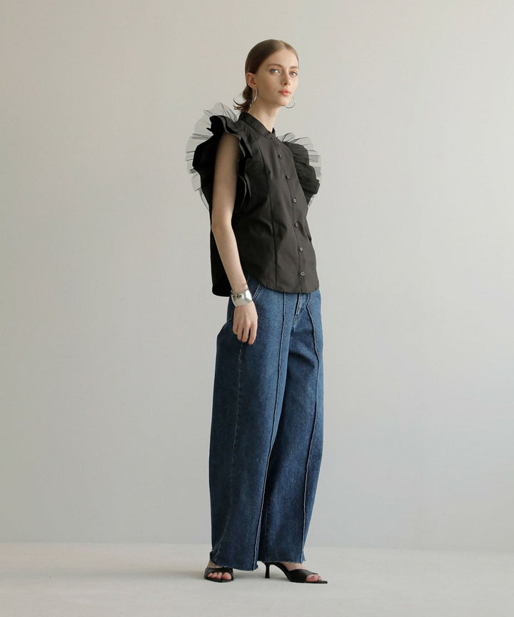 Petal Sleeve Blouse