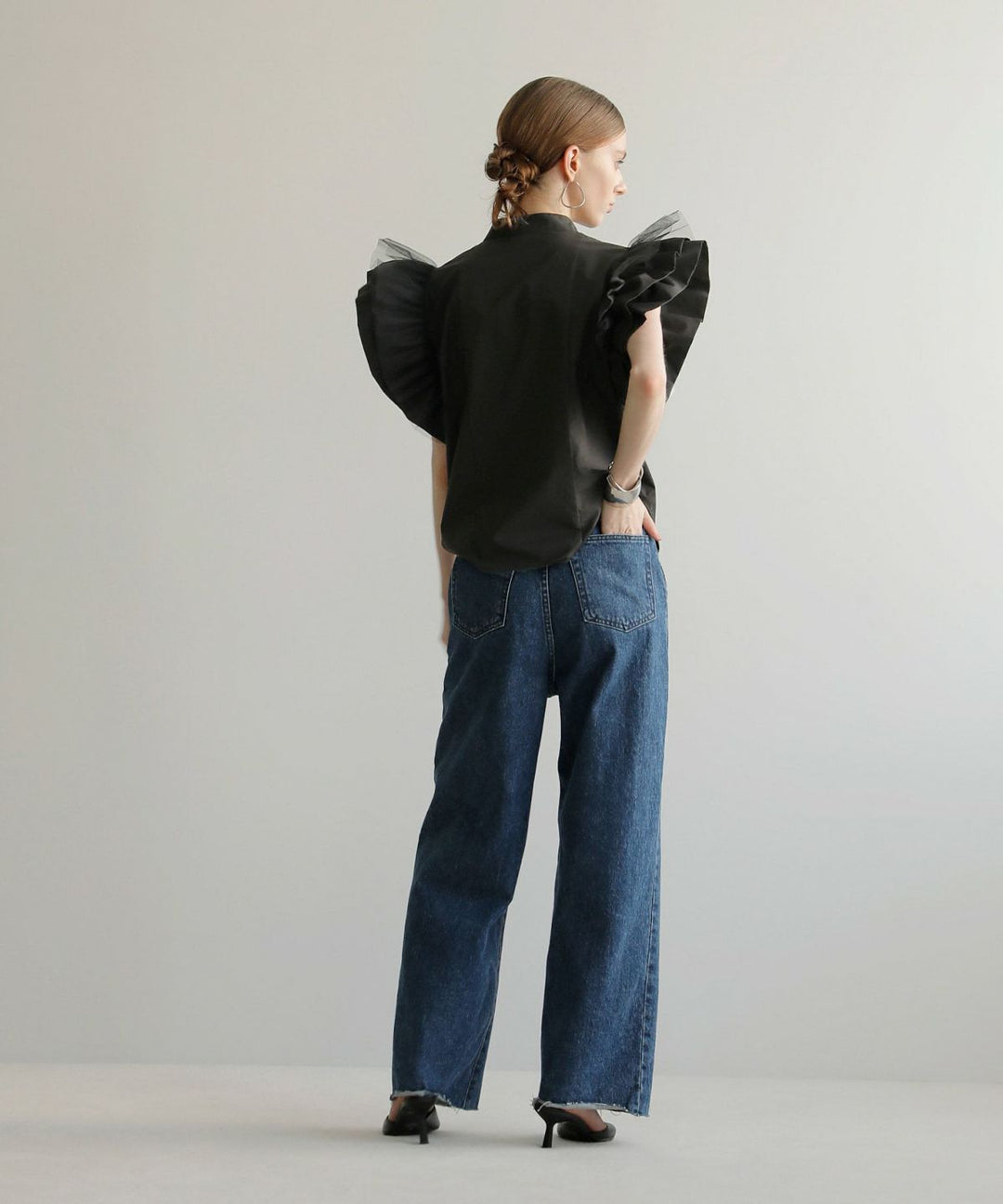 Petal Sleeve Blouse