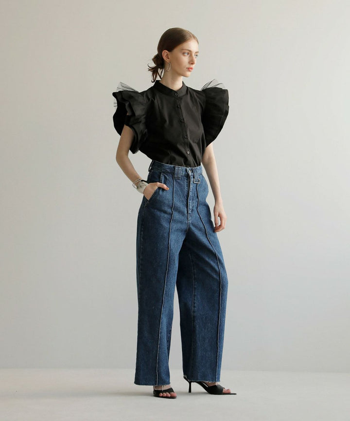 Petal Sleeve Blouse