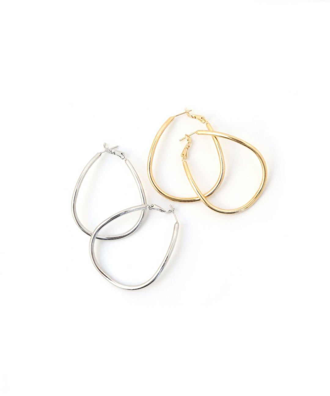 Oval Curve Hoop Pierce