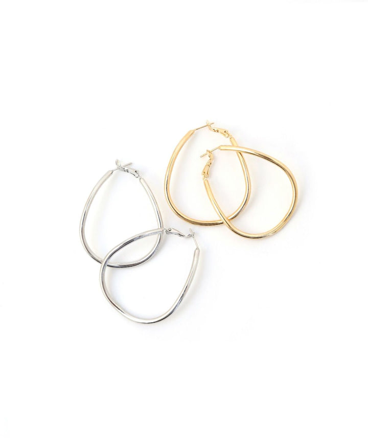Oval Curve Hoop Pierce