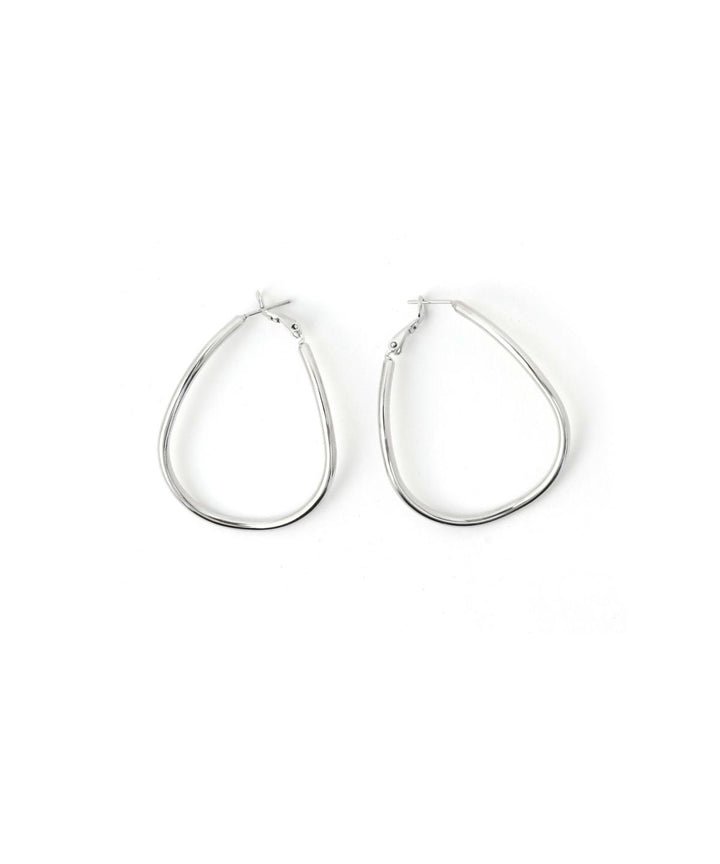 Oval Curve Hoop Pierce